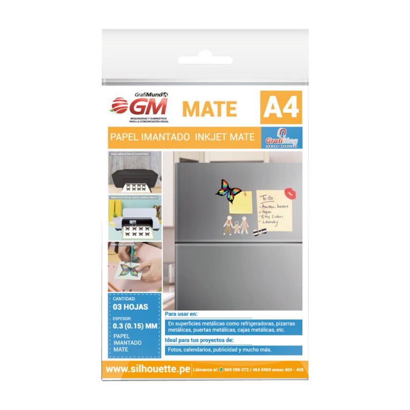 HOJAS DE VINIL MAGNETICO MATE