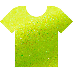 GLITTER NEON YELLOW  ANCHO  20 " X 1YD