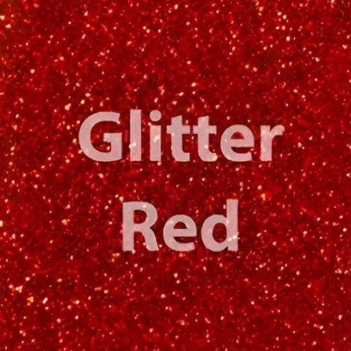 GLITTER ROJO ANCHO  12 " X 1YD