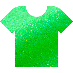 GLITTER NEON GREEN ANCHO  20 " X 1YD