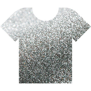 GLITTER SILVER ANCHO  20 " X 1YD