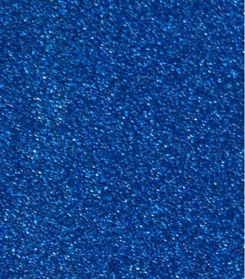 VINIL DE CORTE CON ADHESIVO PERMANENTE 12"X1 YD GLITTER LAPIS AZUL