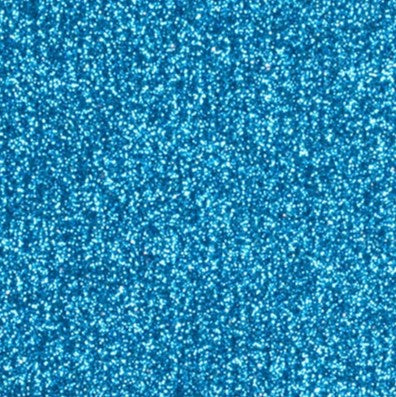 GLITTER AQUA ANCHO  20 " X 1YD