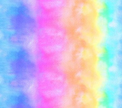 EASY PATTERN WATERCOLOR RAINBOW