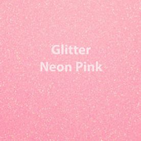 GLITTER NEON PINK ANCHO  20 " X 1YD